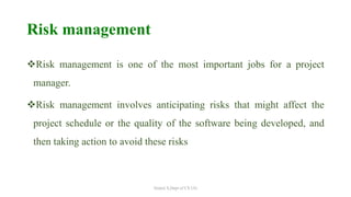 Software Engineering :Project Management | PDF