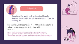 Sentence Completion PPT to improve vocab | PPTX