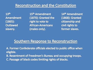Unit 4 separation and reconstruction