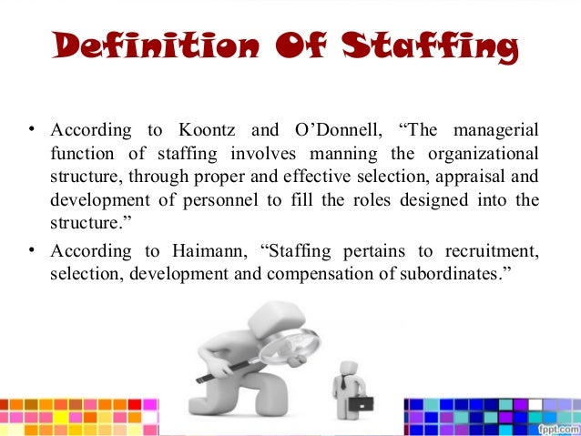 unit 4 staffing directing definition of strategic staffing