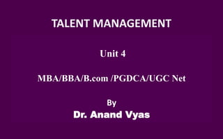 Unit 4
MBA/BBA/B.com /PGDCA/UGC Net
By
Dr. Anand Vyas
 