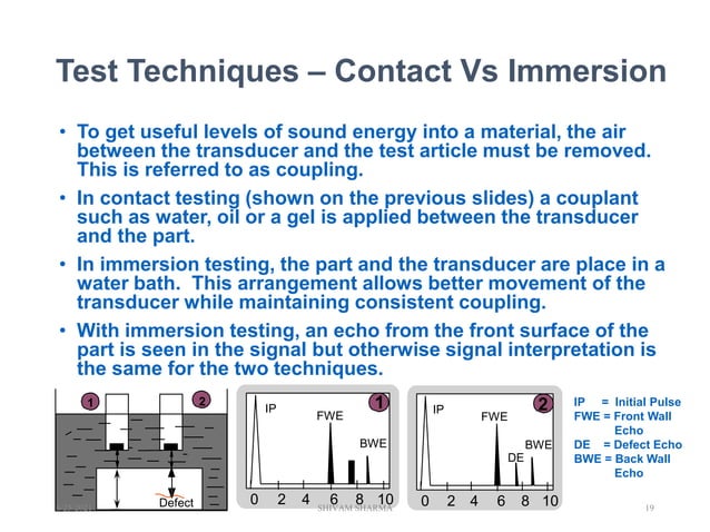 Unit 4 ultrasonic testing method | PPT