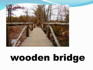 wooden bridge
 