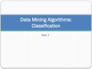 Comprehensive Overview of Data Mining Classification Algorithms and ...