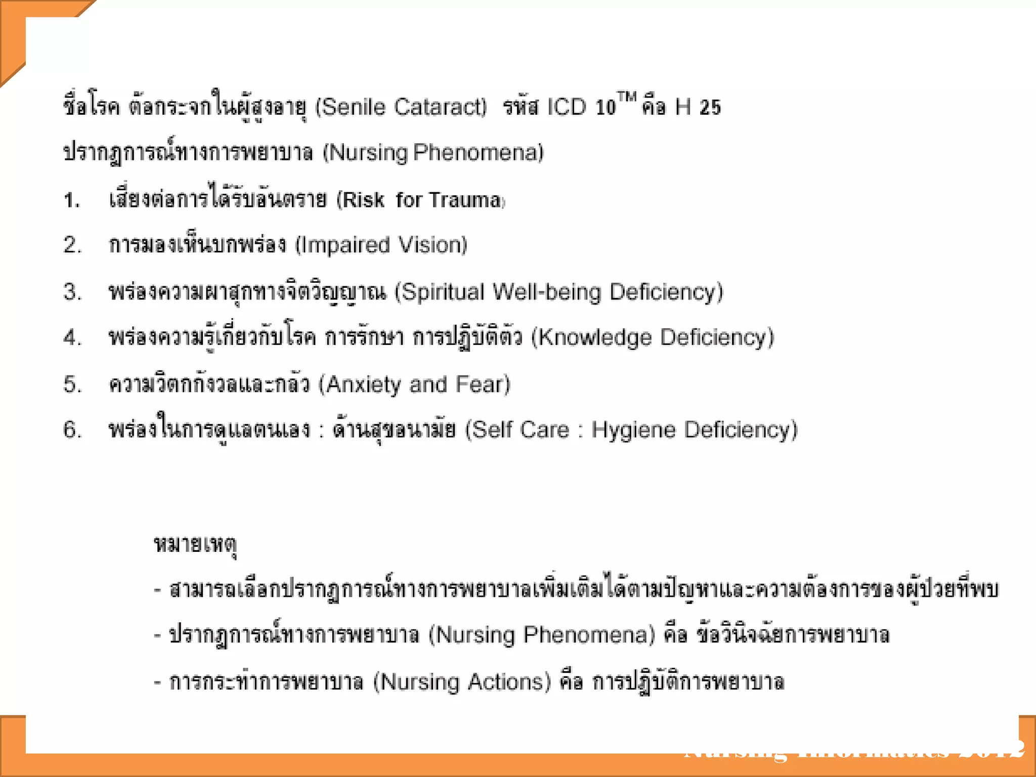 Nursing Informatics 2012

 