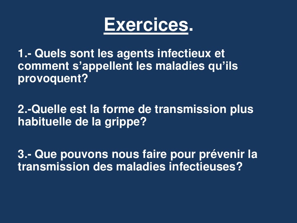 Unité 5. les maladies infectieuses (4)
