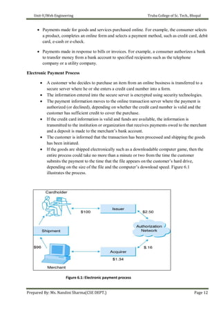 Web engineering UNIT V as per RGPV syllabus | PDF