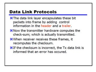 Data Link Layer