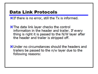 Data Link Layer