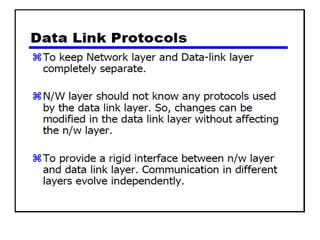 Data Link Layer