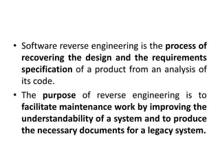 Software maintenance Unit5 | PPTX