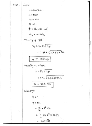 s .19 . ~~ve():
''
!i
l
I
I
I
I'~
Il
I
'
N ::. ~~a t'fpro
H ::: Sloro
a ~D.~{'()
~ '=-9..-
cp ::._ ~-be;
0
=:.t;
I vetoc.l~ ~F- Jet
I
::::- o .9g X ~ 2_X9.~ XSia
rv, ::: 9a.o31Yljs 
Veloc.~t:J D~ whe~l
Ll ::: ku. ~ ~~1-
~ D.4-S Jt}_X9.~ XSI~
[ LL ""- 't'>·Oiml~ J
b~.sthOf(f
9_~Av 1
=: rr xd'l xv,
4-
:: 1T x: o.~~ >< qa. ~3
4-
= 3. ~1 {'()'11 ~
 