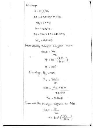 VF~::. ~-~9 rnl~
F"'mm veloc.l~ Tr-r~c..('~e d~o.3c-to.M ou.t-let
I ..
Fr-ro0() vetb c.fj
to.f) ct =- VF')_.
·' Lll_
D.err; -:::. Vw 1 x ~~.19
9-81 xt6o
/wl :::: s·19 N  ~
T"'f ~a.l'late .olr()..3"' cdY ;oJ ·,~nltt
+a.f o( ::. JF1
Jw,
0/..::. +o.r ( 3·S
)S.1~
 