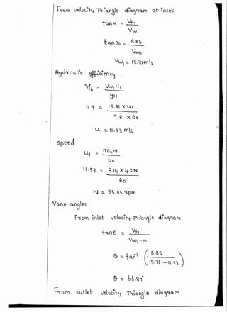 rr-rocY velat.~~ T<') ~<H3e d~a.<Jryo.m o.t- inet-
to.n o< ~ VF-,
Vw 1
ta.n~~.::: 8·!!!S
Vw,
Vw1:::. IS.~Ns.
%dry o.u.l~c ~0
tlel}c.~
rfh ::: Vw1 u,
3H
a.9 ,... lS.~I xu,
cr.~t ><~o
I I ..... rrDc N
......1- - - -
be
li.S3 ~ 3.14-X4-X.N
bo
Va.ne a_()aes
f:-l'io~ inlet Ve[oc_i~ rty~af~le dio...~C'iQM
fa.n6 =- _V_f"-!1__
Vw1-u.,
 