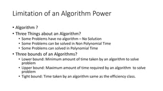Undecidable Problems - COPING WITH THE LIMITATIONS OF ALGORITHM POWER | PPT