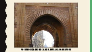 POINTED HORSESHOE ARCH. MALAHÁ (GRANADA)
 