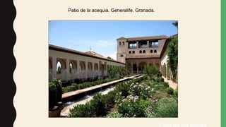 Patio de los leones
Patio de la acequia. Generalife. Granada.
 