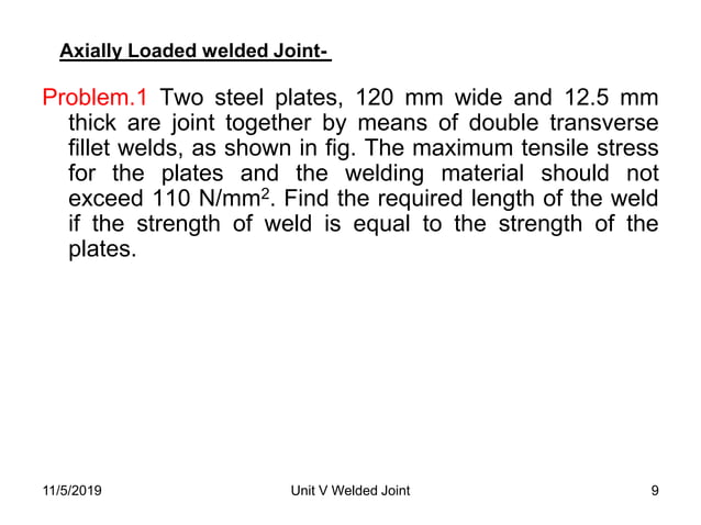 Unit 5.2 Welded joints | PDF | Physics | Science