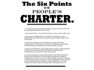6 demand of chartism
 