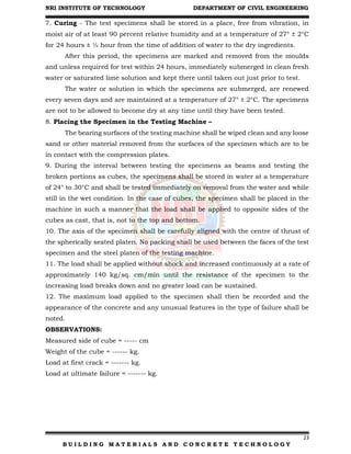 Building Materials and Concrete Technology Unit 5 | PDF