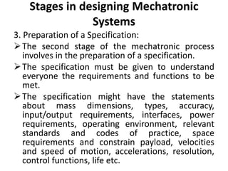 Design of Mechatronics System | PDF