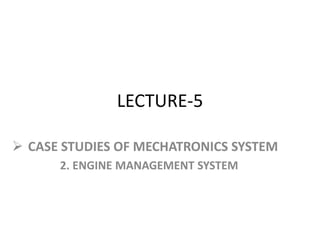 Design of Mechatronics System | PDF