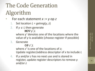 Compiler Design Unit 5 | PPT