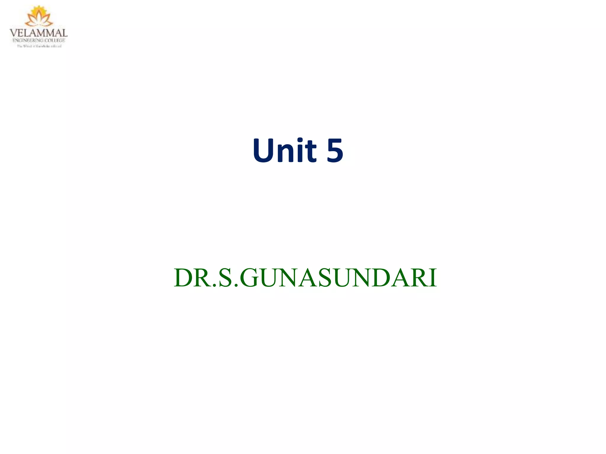Unit 5 | PPT
