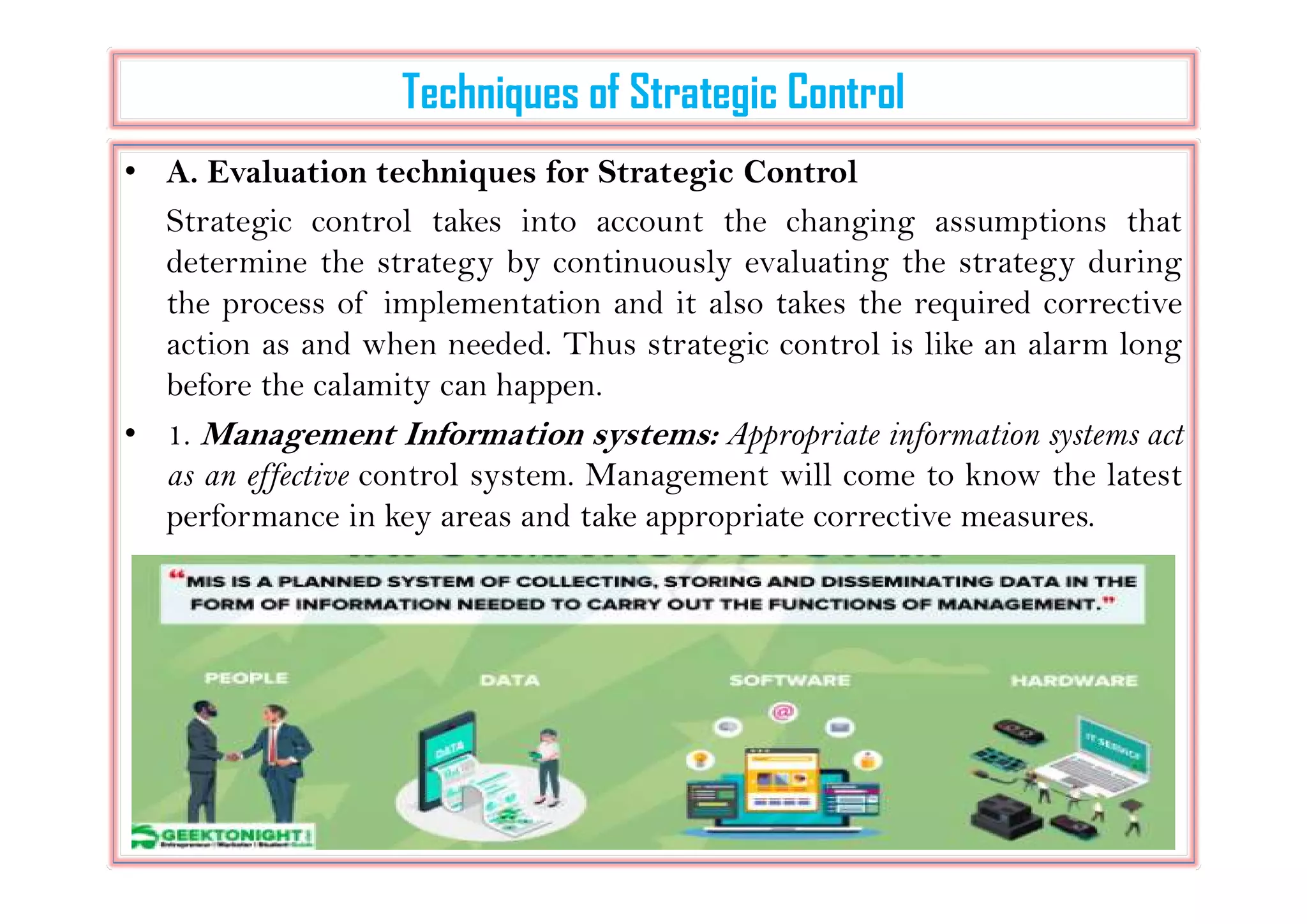 Unit 5 CSM: Strategic Evaluation and Comtrol | PDF