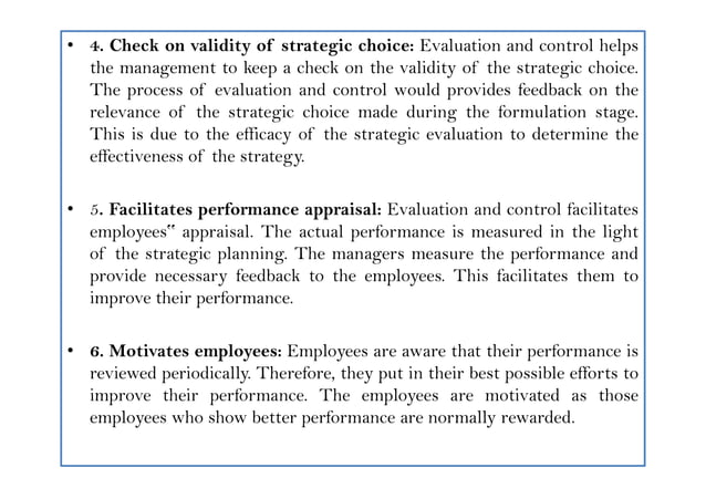 Unit 5 CSM: Strategic Evaluation and Comtrol | PDF | Business ...