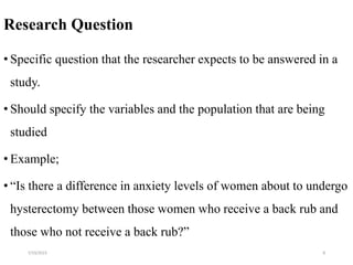 Unit 5. Research Question and Hypothesis.pptx