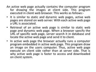 Active web page chapter for reading purpose | PPT