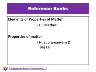Properties of Matter - U5 - Acoustics and Ultrasonics -PPT 1 | PPTX