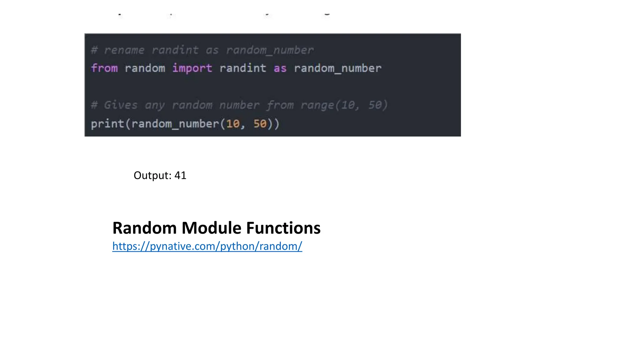 Python short notes on modules and applications | PPT