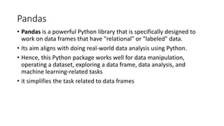 Python short notes on modules and applications | PPT