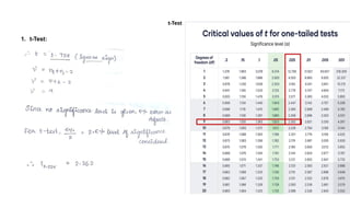 t-Test
1. t-Test:
 