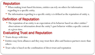 Trust is the firm belief in the competence of an entity | PPTX