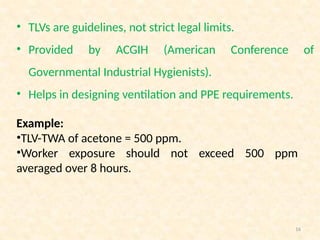 Tlv Example Safety Terminologies, Standards and Regulations .pptx