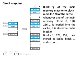 UNIT V - MEMORY AND I/O Digital Principles and Organization | PPTX