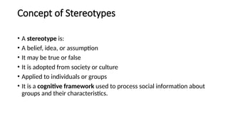 Understanding Gender and Behavior: Stereotypes, Roles, and Social ...