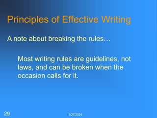 Deviation Writing Principles Photo Examples unit5-academic writing human intraction.ppt