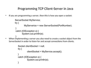 Comprehensive Guide to Network Programming and Java Sockets | PPT