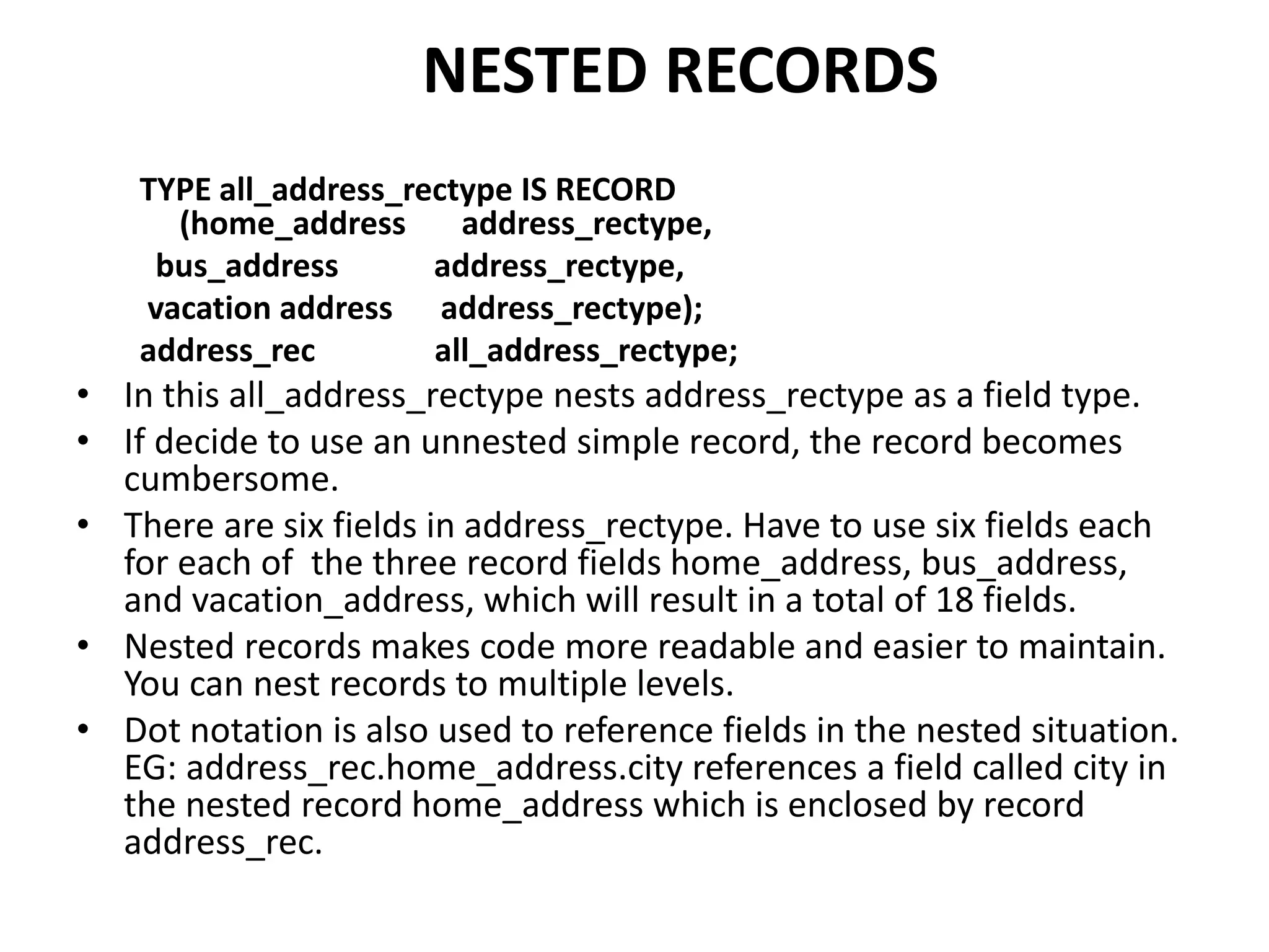 Unit 5 composite datatypes | PPTX