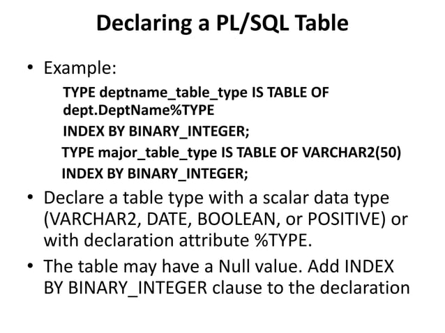Unit 5 composite datatypes | PPTX | Databases | Computer Software and ...