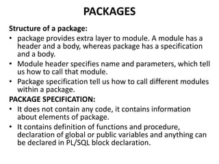 Package Def Unit 5 composite datatypes | PPTX