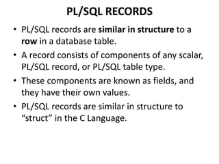 Unit 5 composite datatypes | PPT