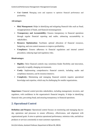 CONTROL AND PERFORMANCE MANAGEMENT DOCUMENT | DOCX