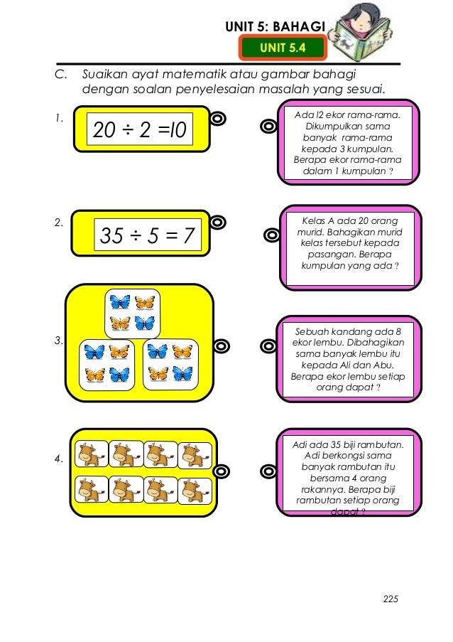 Soalan Penyelesaian Masalah Matematik Bahagi Tahun 5 