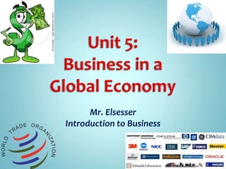 Mr. Elsesser
Introduction to Business
 