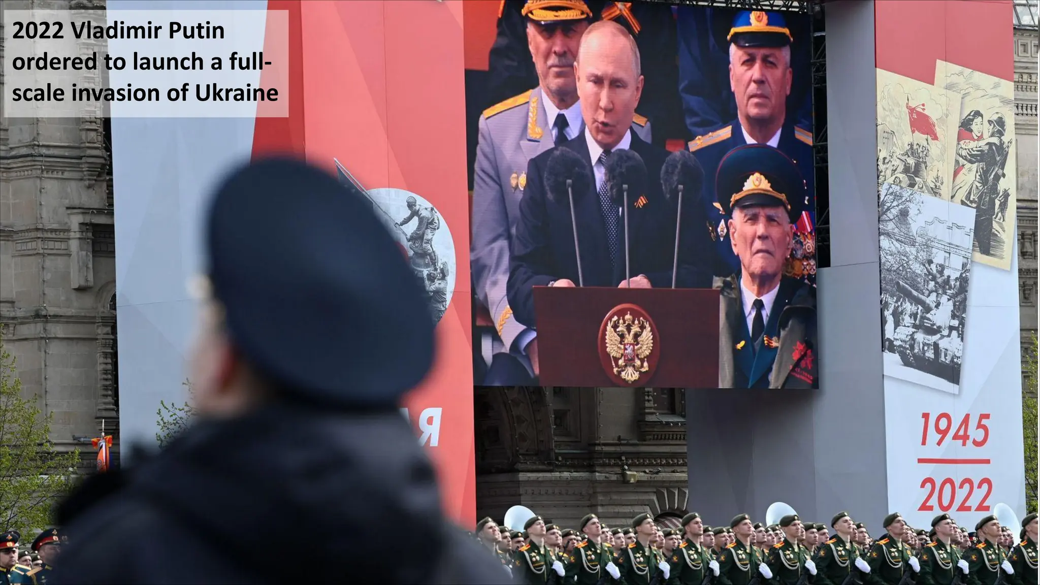 2022 Vladimir Putin
ordered to launch a full-
scale invasion of Ukraine
 